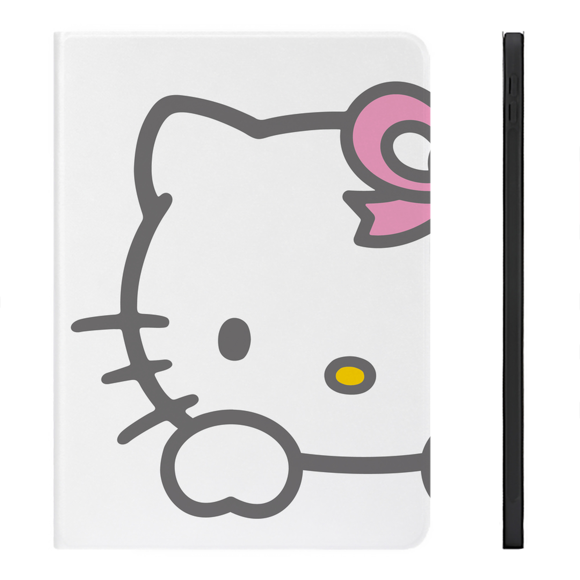（画像用） Hello Kitty ハローキティ IPadケース ペンホルダー付き ブックスタイルデザイン